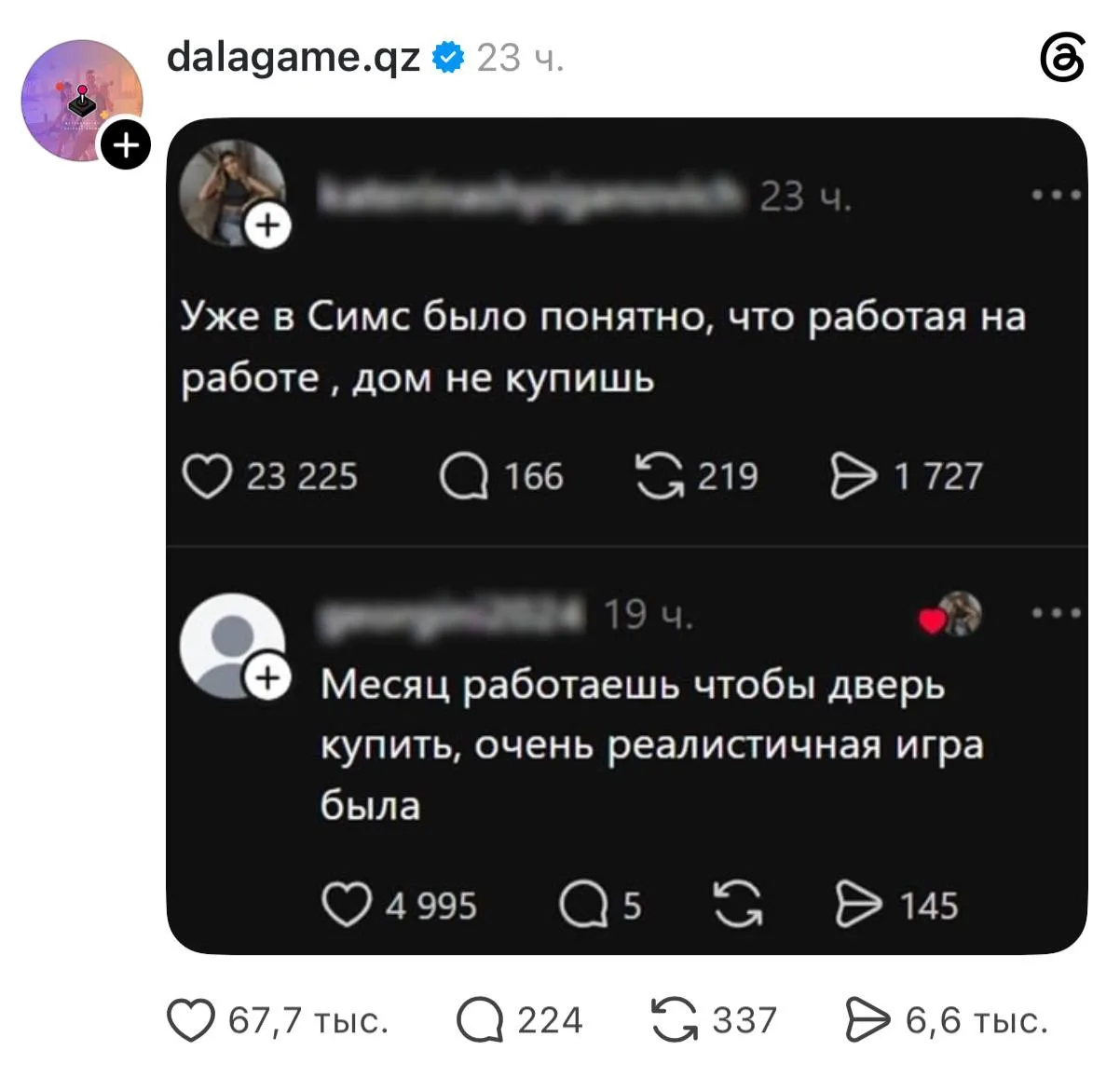 Изображение из сообщения канала