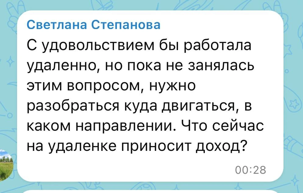 Изображение из сообщения канала