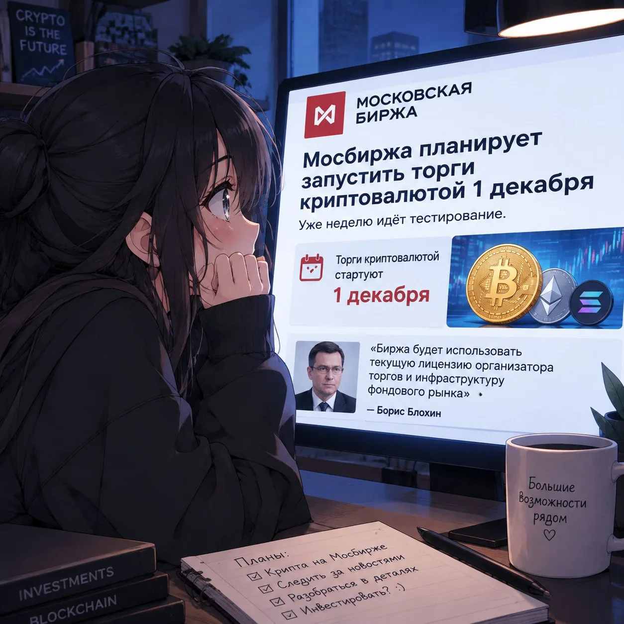 Изображение из сообщения канала