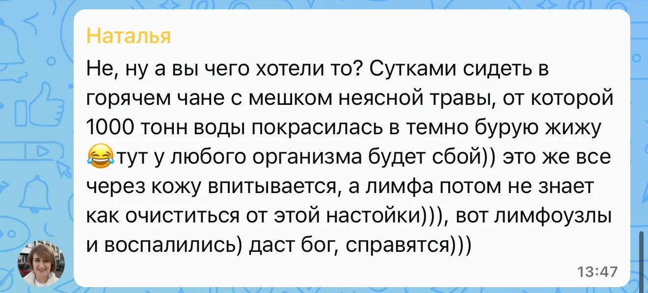 Изображение из сообщения канала