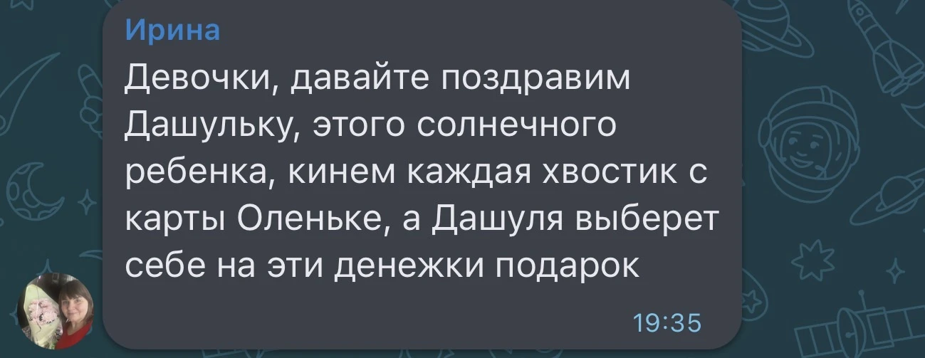 Изображение из сообщения канала