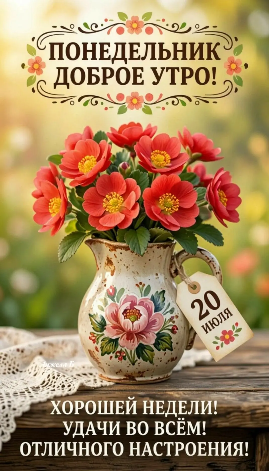 Изображение из сообщения канала