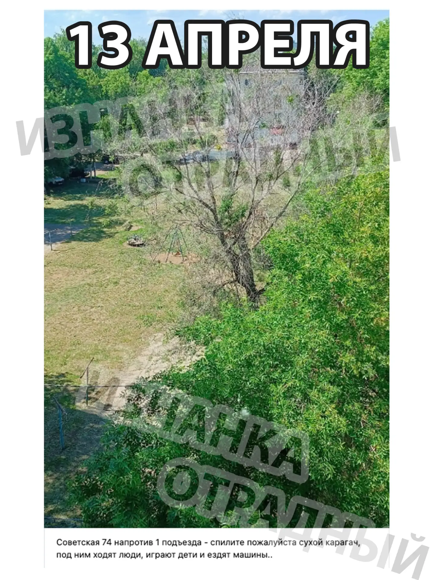 Изображение из сообщения канала