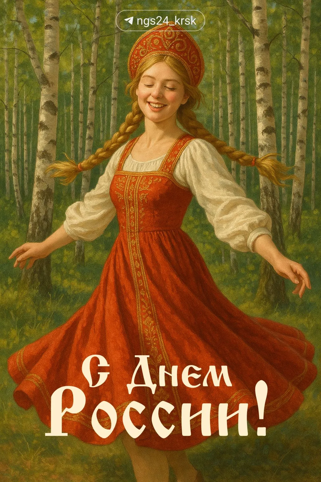 Изображение из сообщения канала