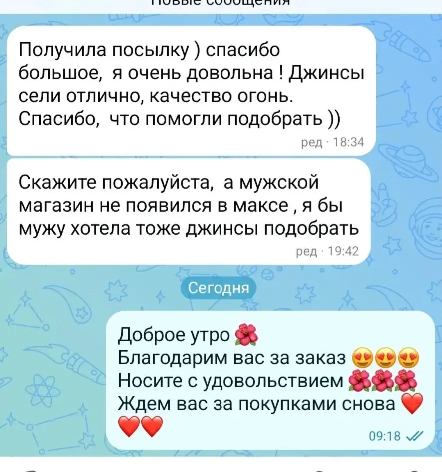 Изображение из сообщения канала