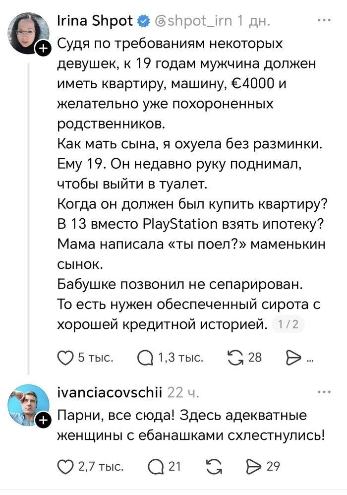 Изображение из сообщения канала