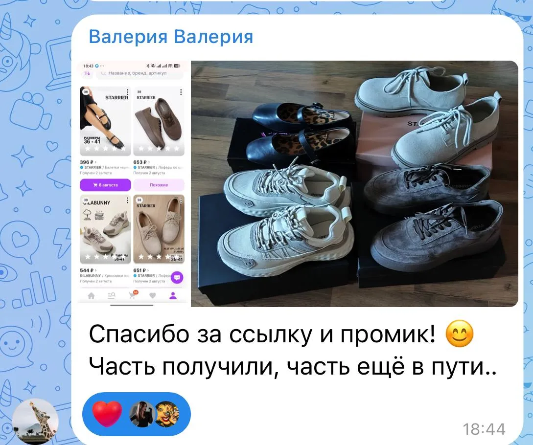 Изображение из сообщения канала