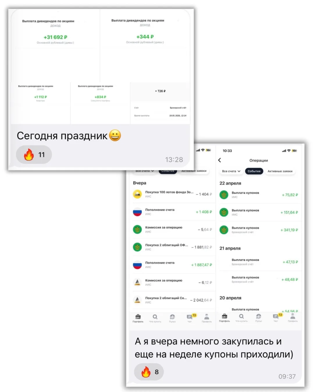 Изображение из сообщения канала