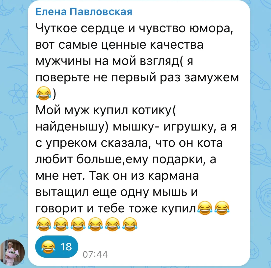 Изображение из сообщения канала