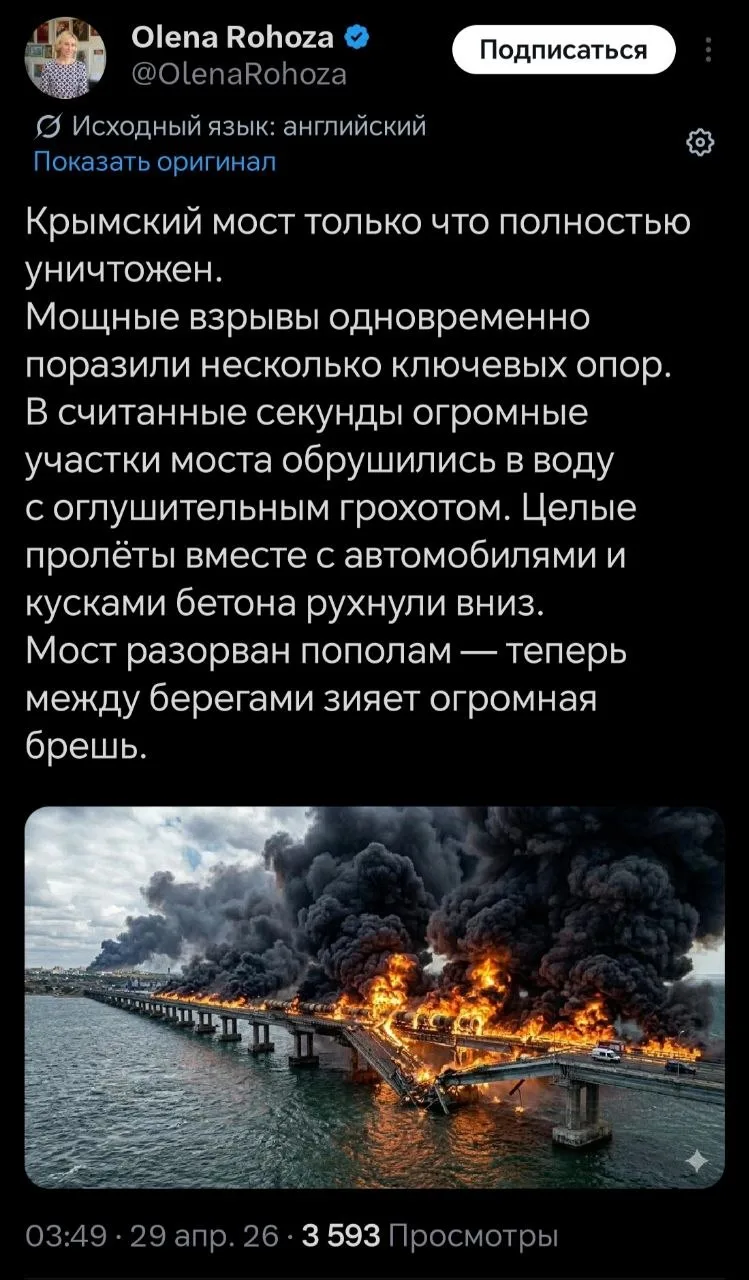 Изображение из сообщения канала