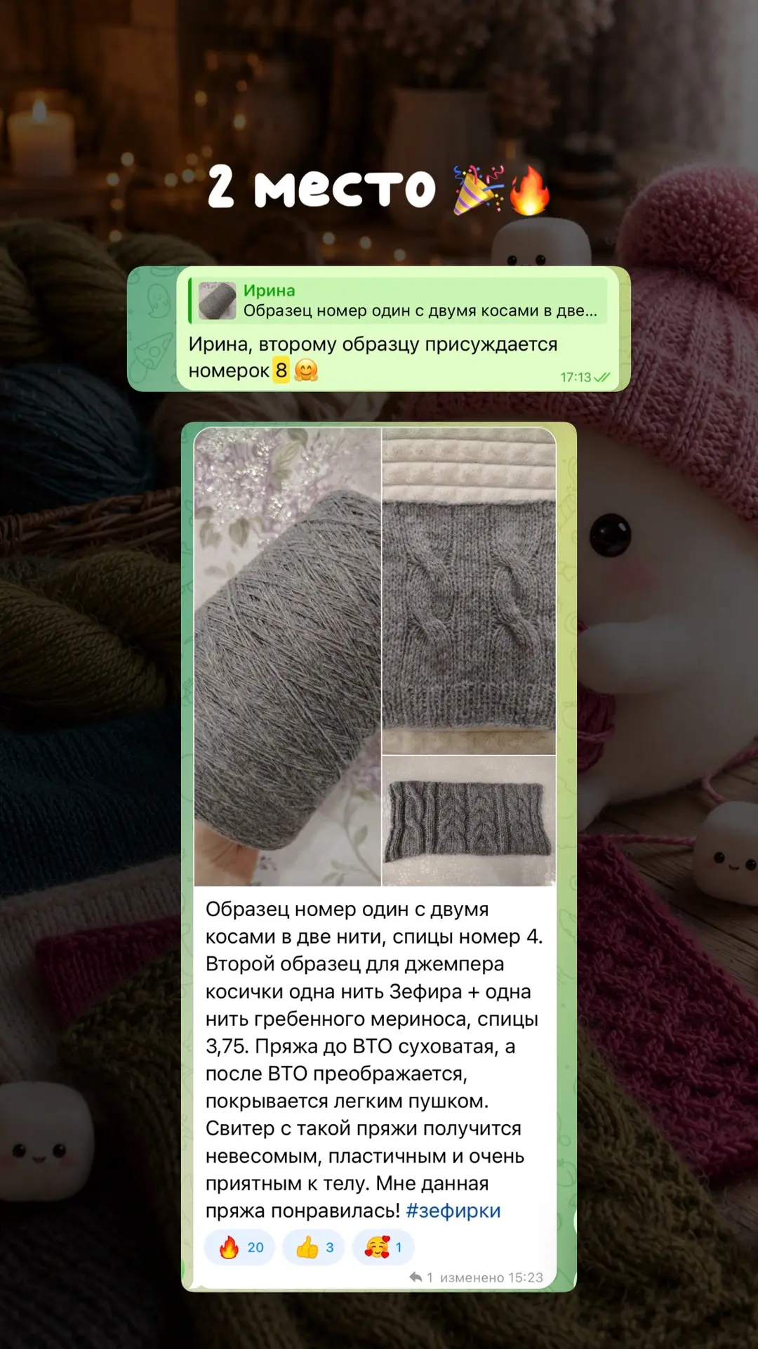 Изображение из сообщения канала
