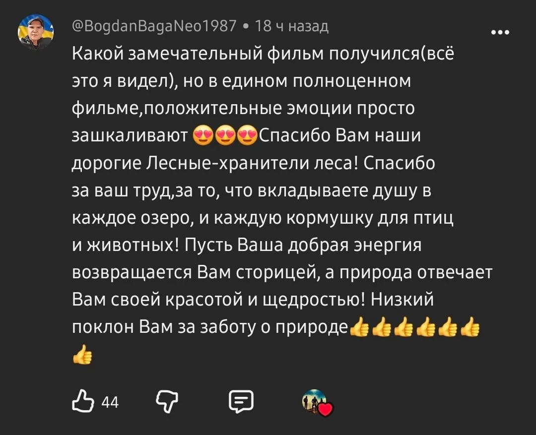 Изображение из сообщения канала