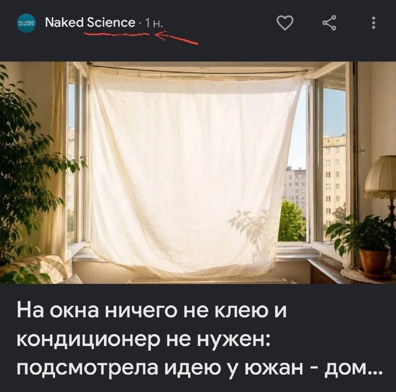 Изображение из сообщения канала