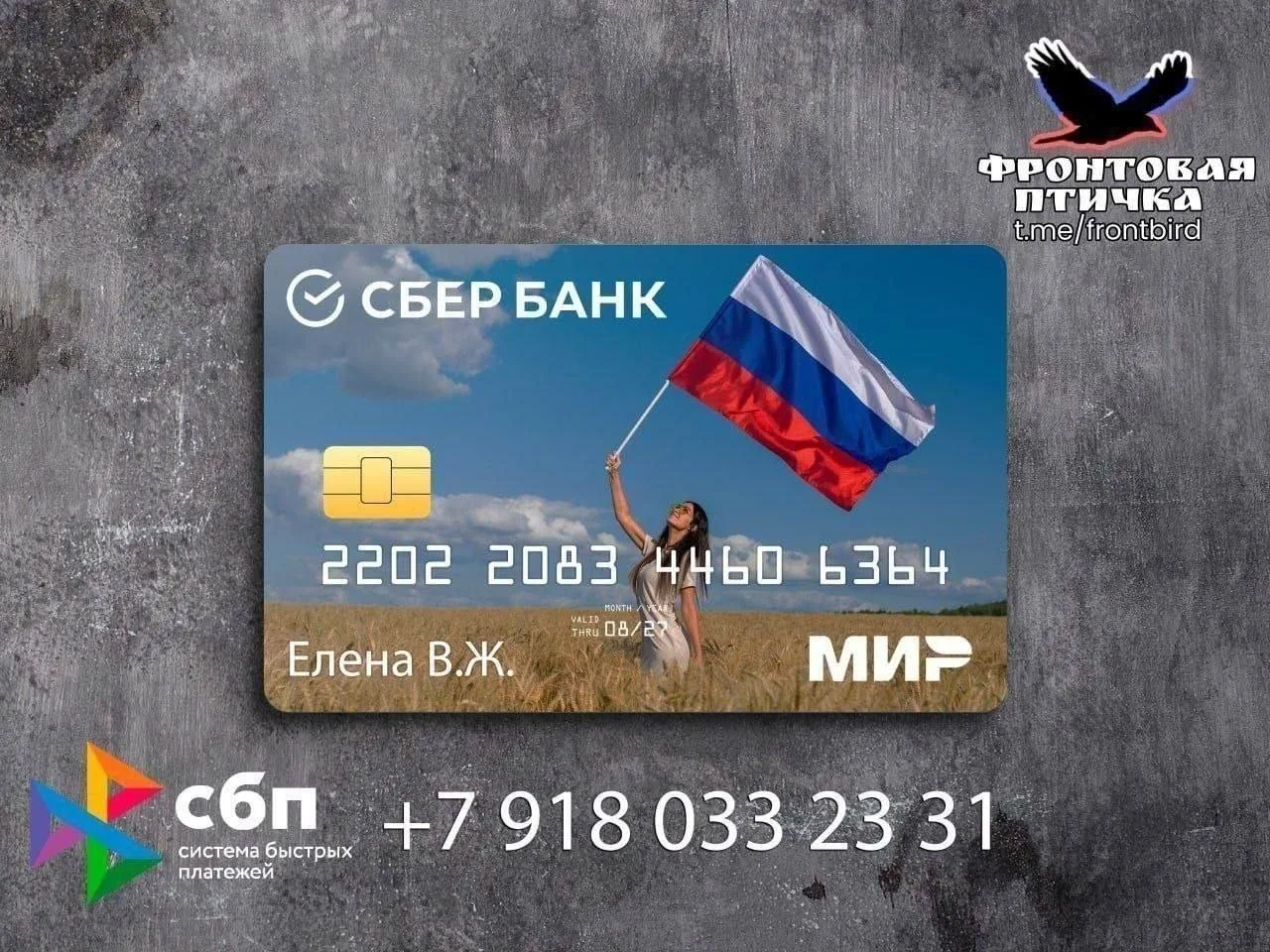 Изображение из сообщения канала