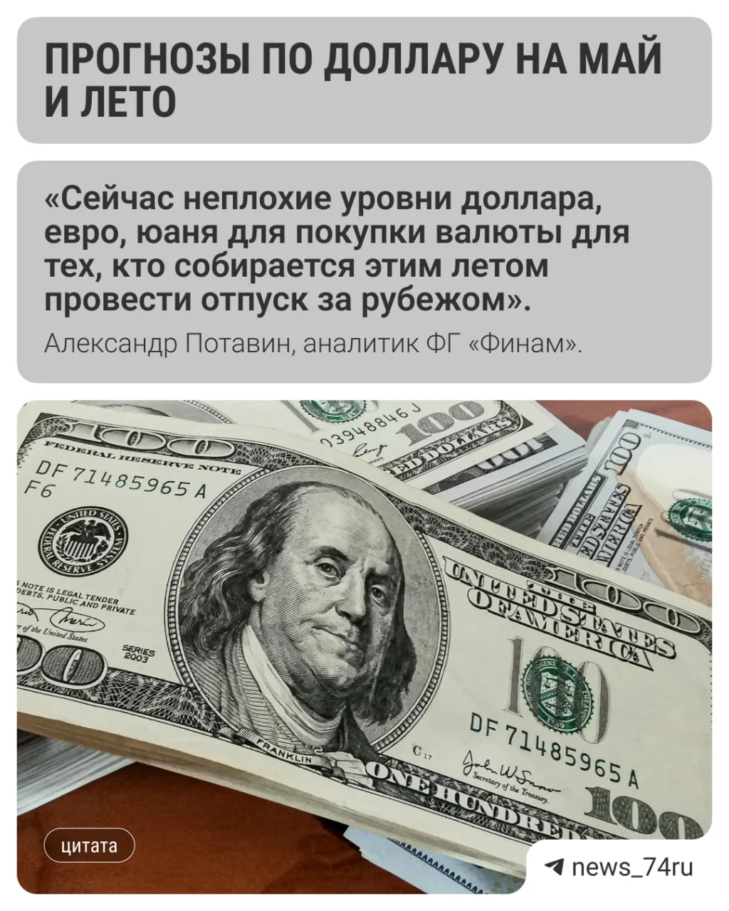 Изображение из сообщения канала