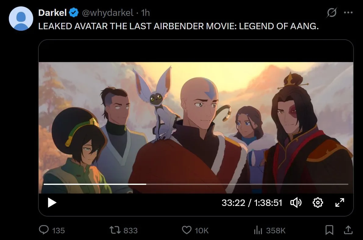 Изображение из сообщения канала