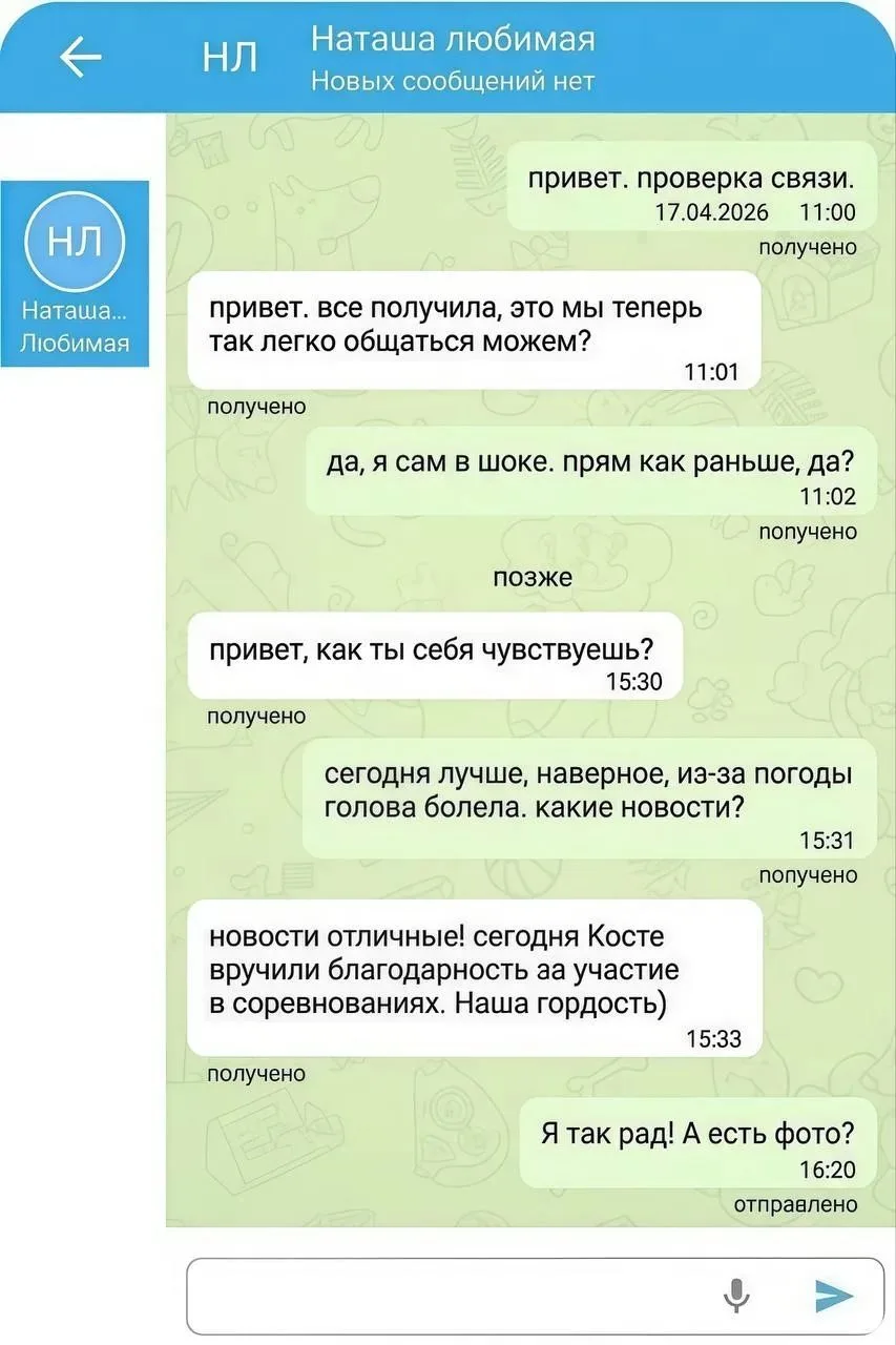 Изображение из сообщения канала