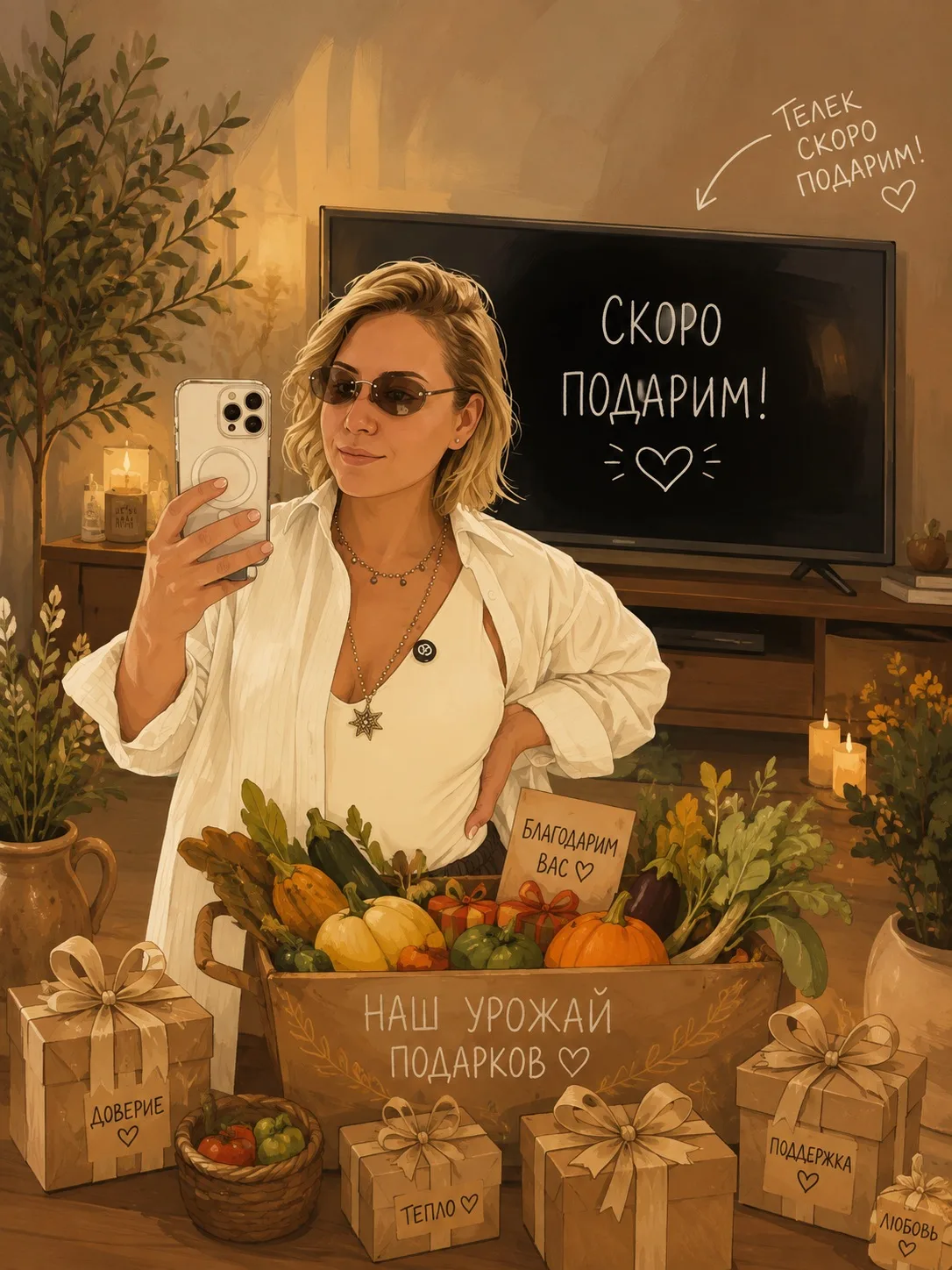 Изображение из сообщения канала