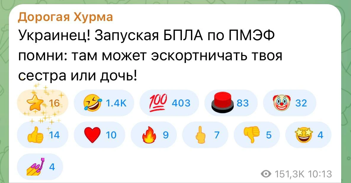 Изображение из сообщения канала
