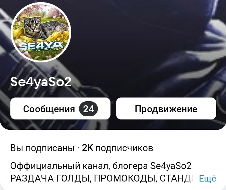 Изображение из сообщения канала