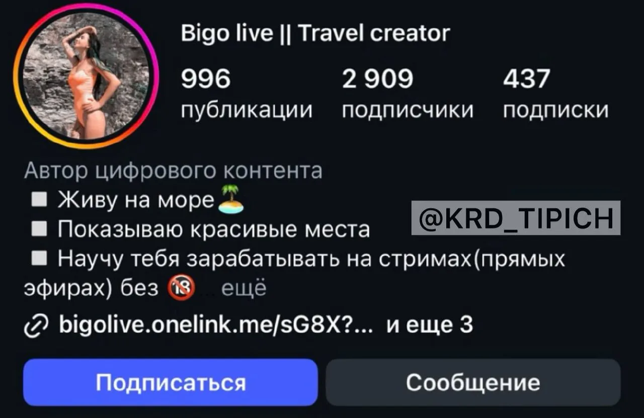 Изображение из сообщения канала