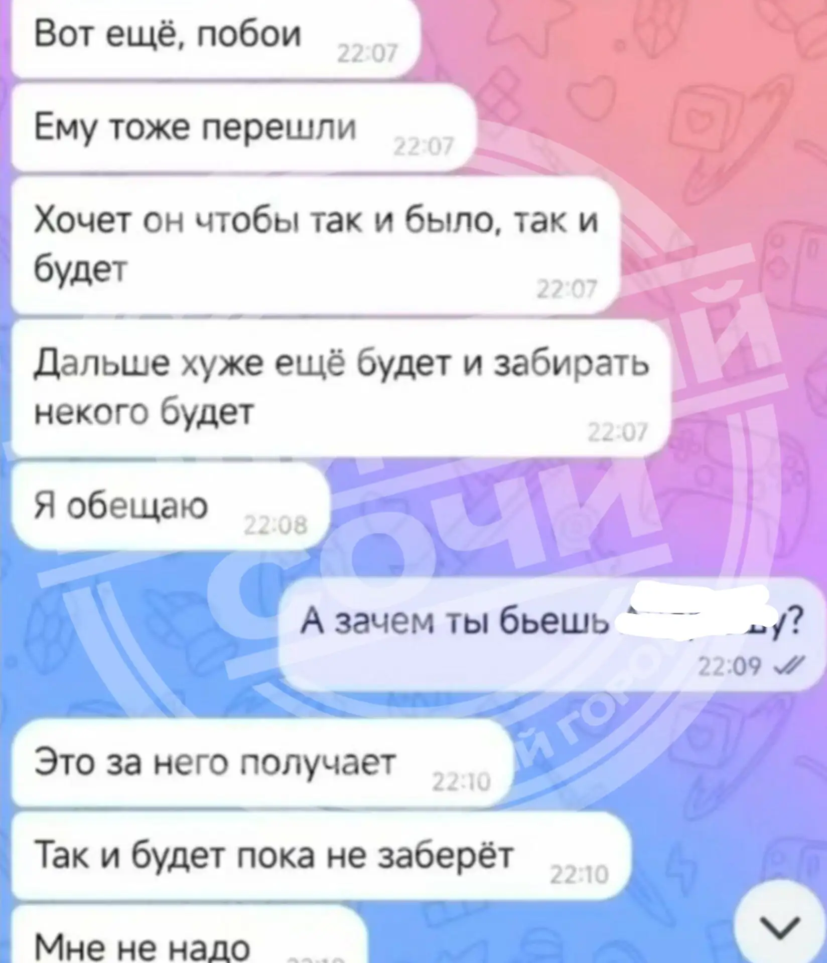 Изображение из сообщения канала