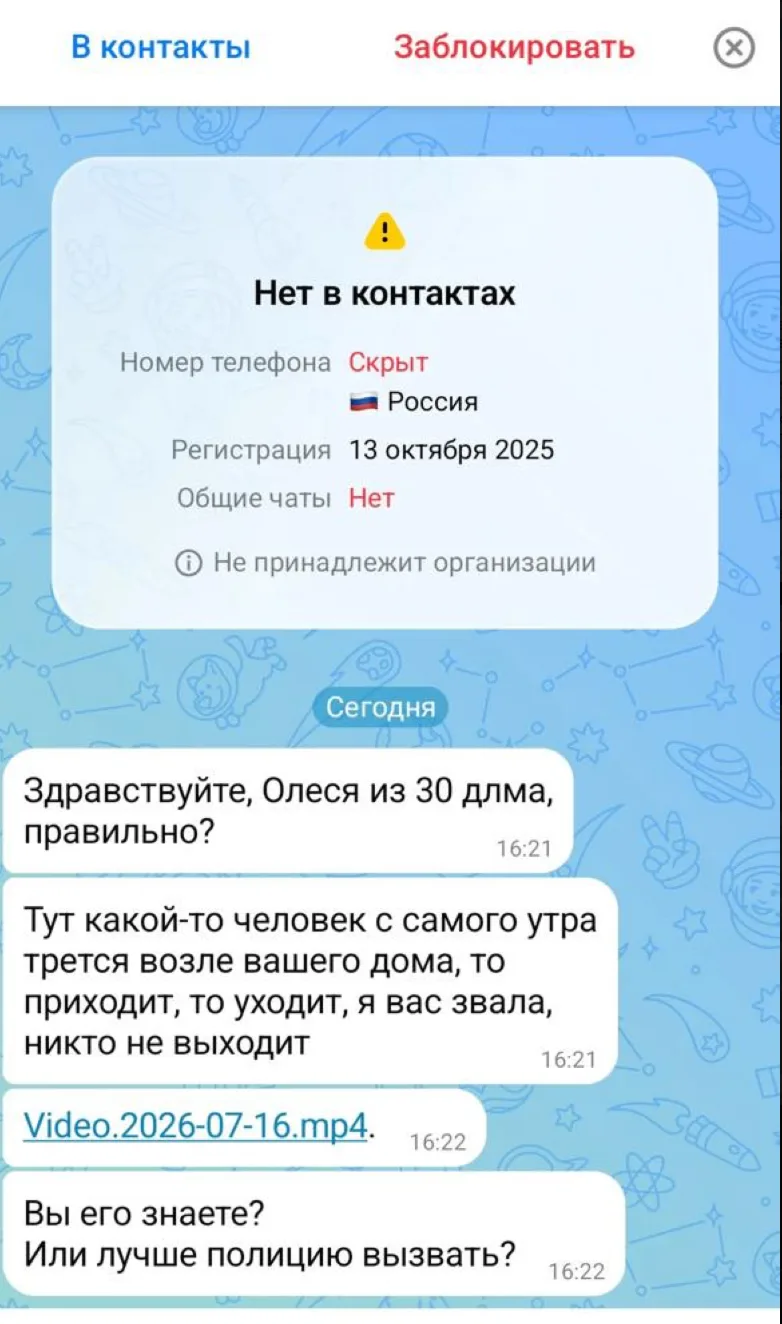 Изображение из сообщения канала