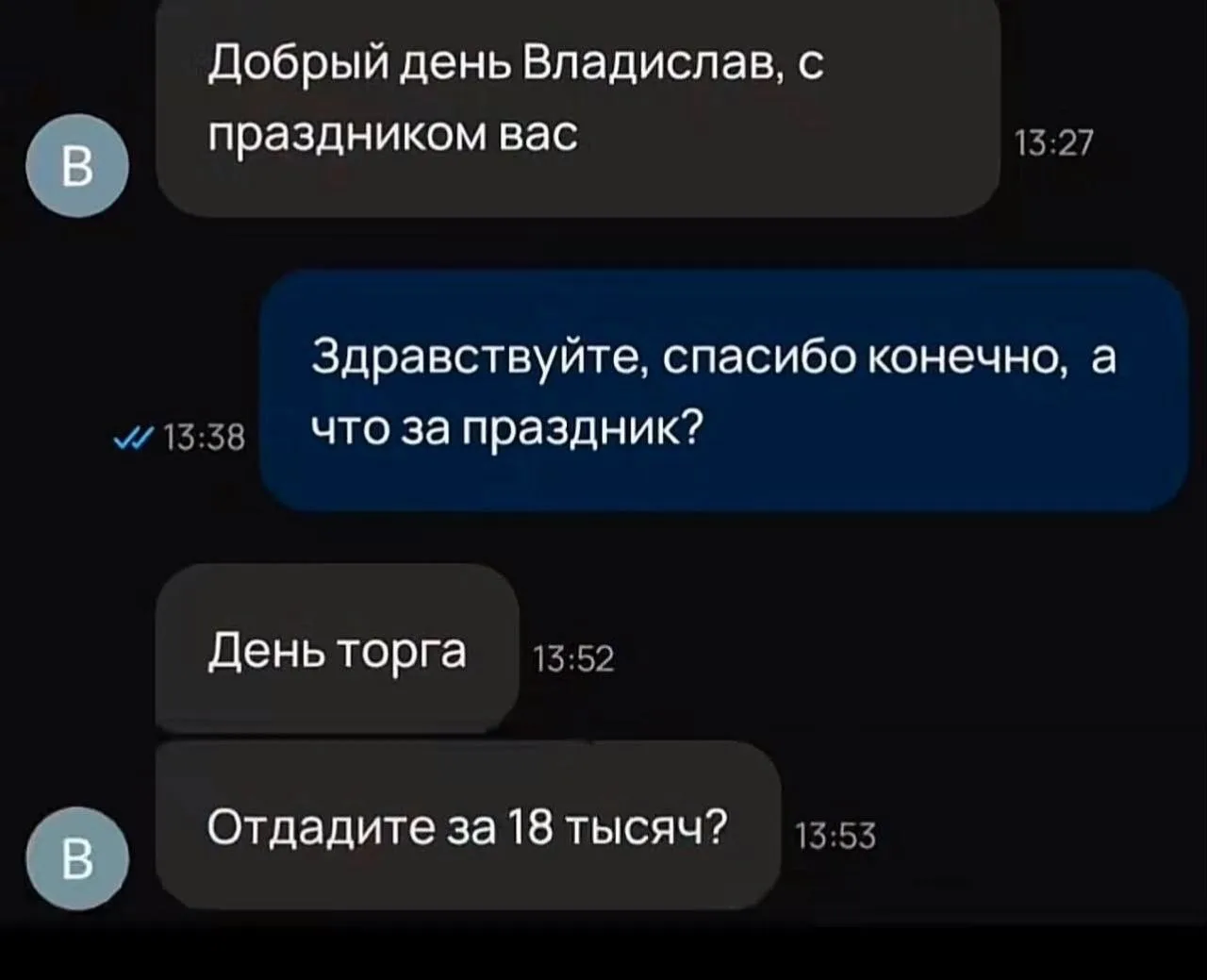 Изображение из сообщения канала