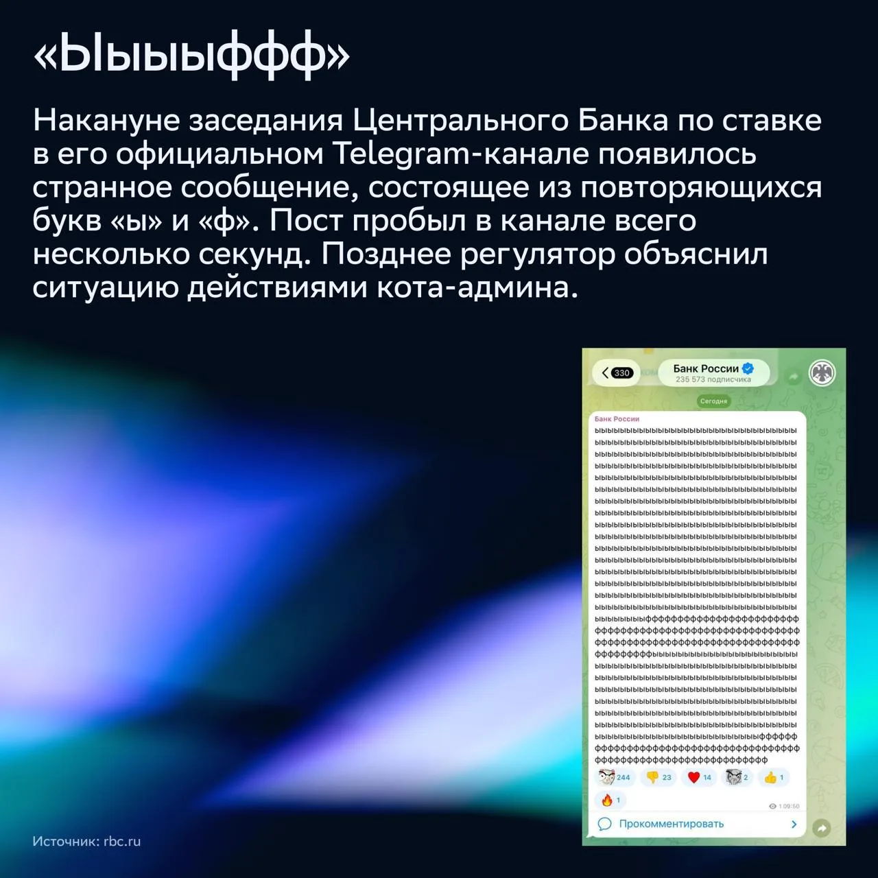 Изображение из сообщения канала