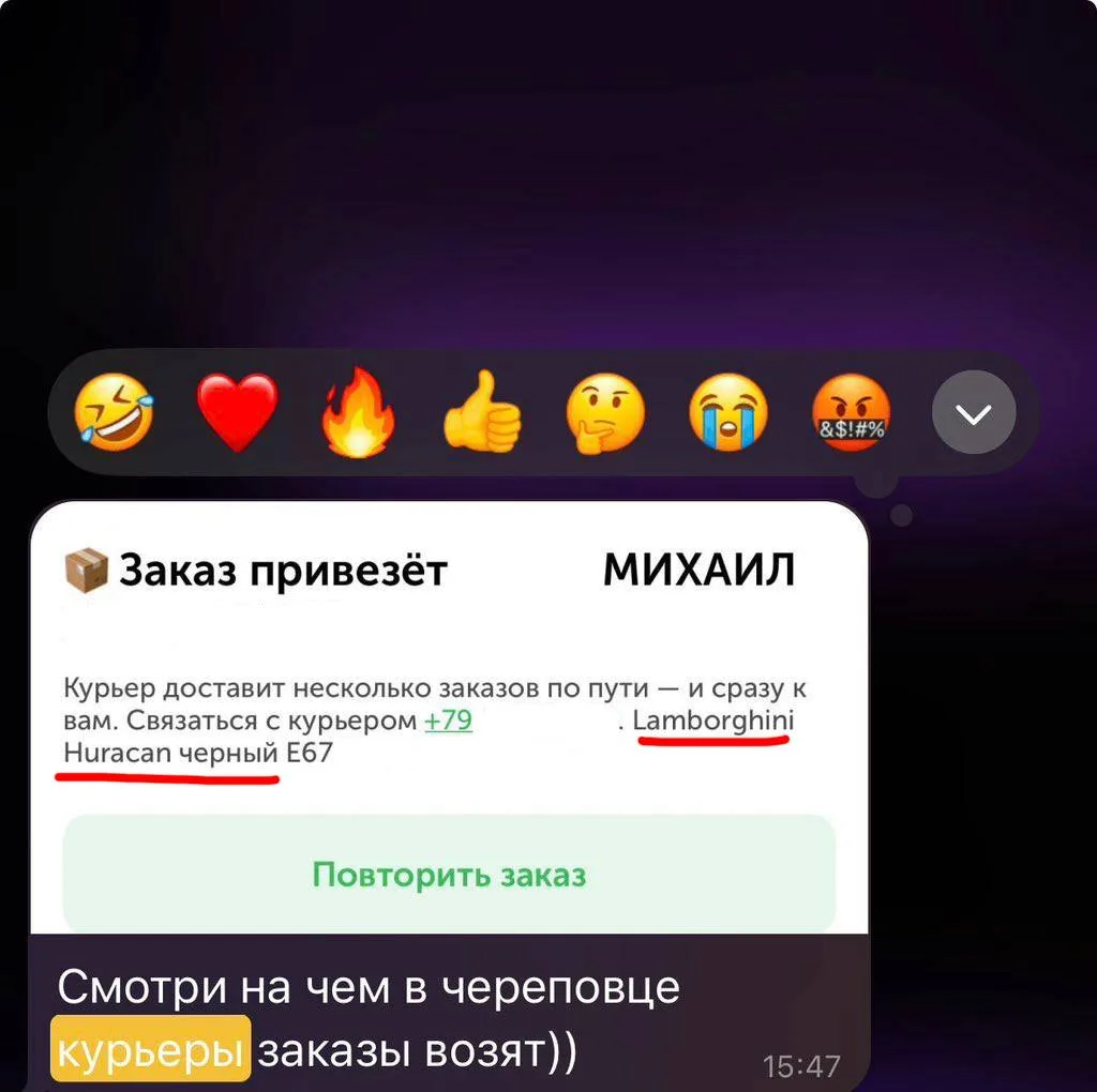 Изображение из сообщения канала