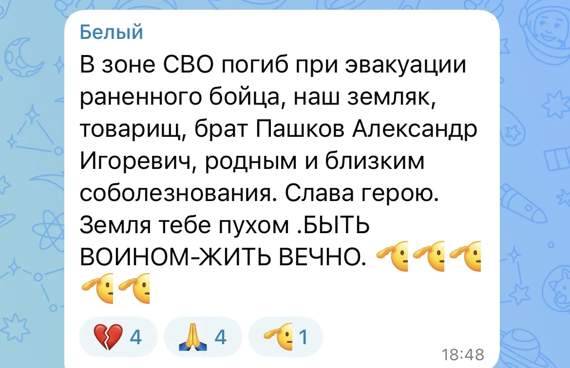 Изображение из сообщения канала