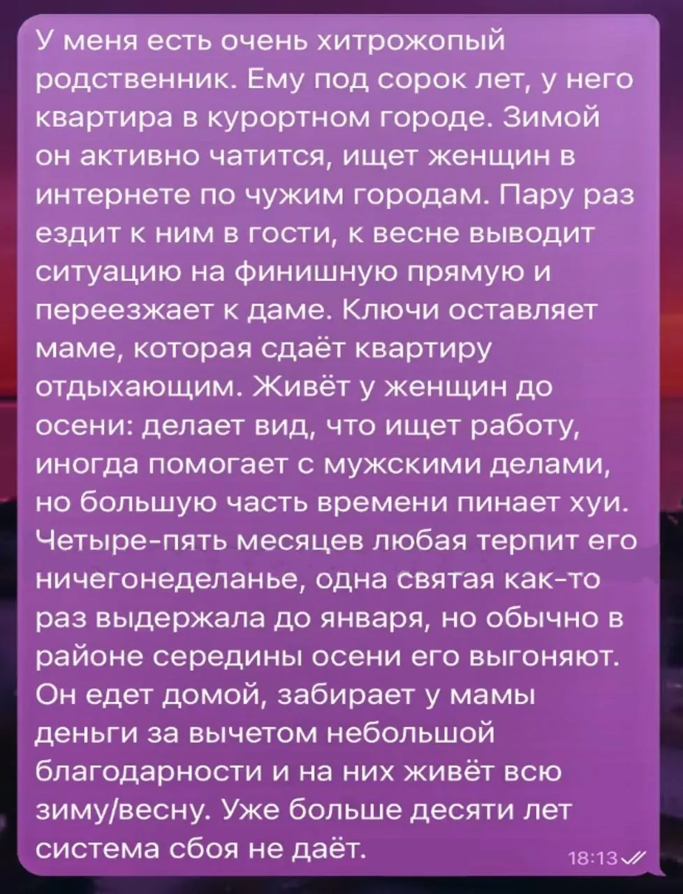 Изображение из сообщения канала