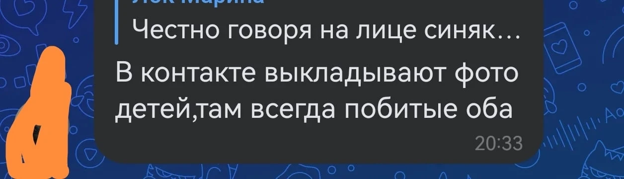 Изображение из сообщения канала