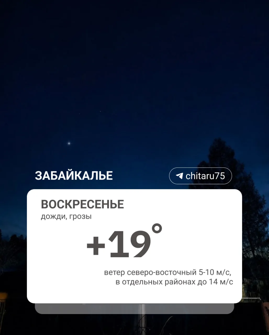 Изображение из сообщения канала
