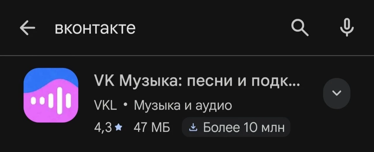 Изображение из сообщения канала
