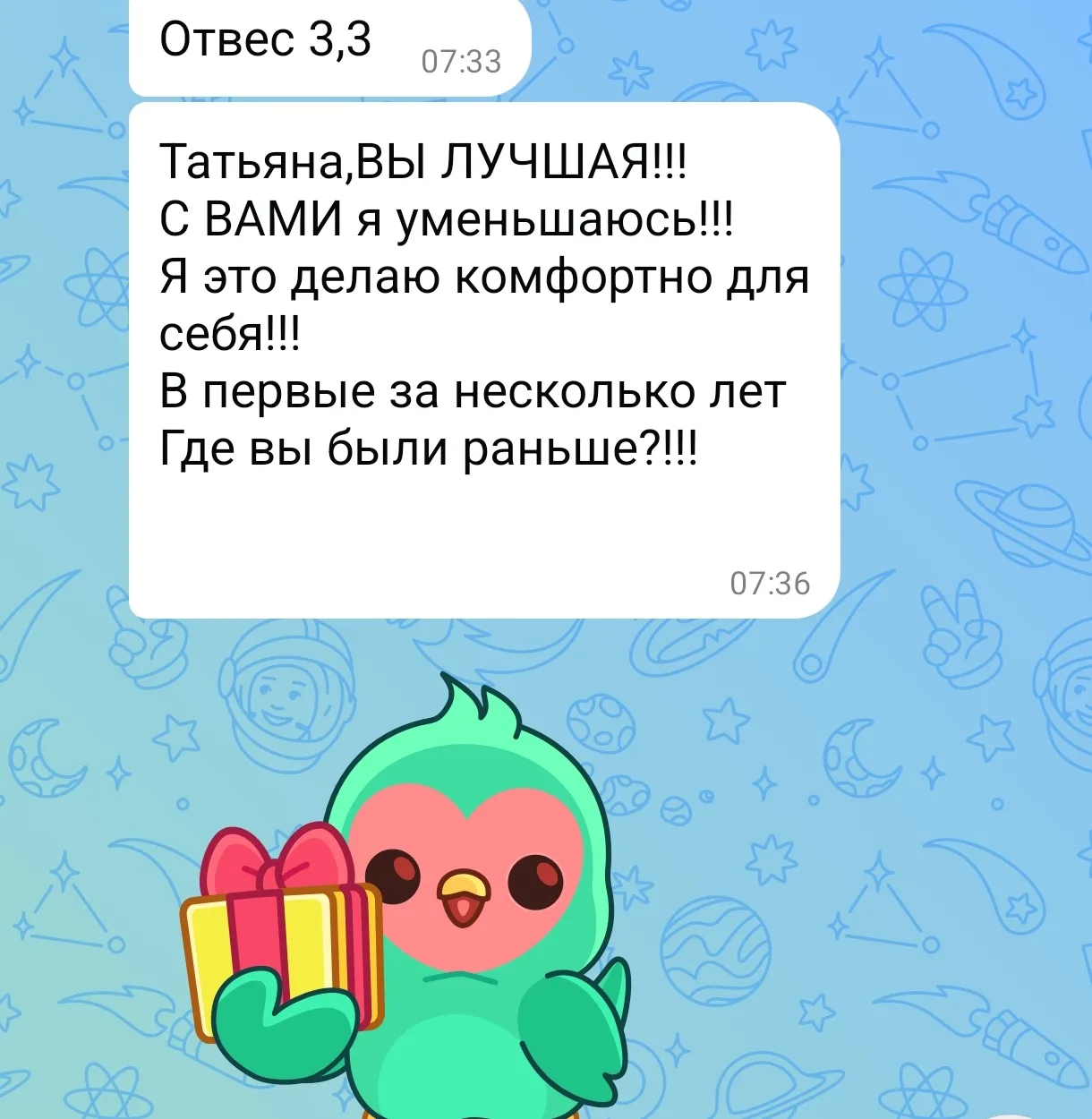 Изображение из сообщения канала