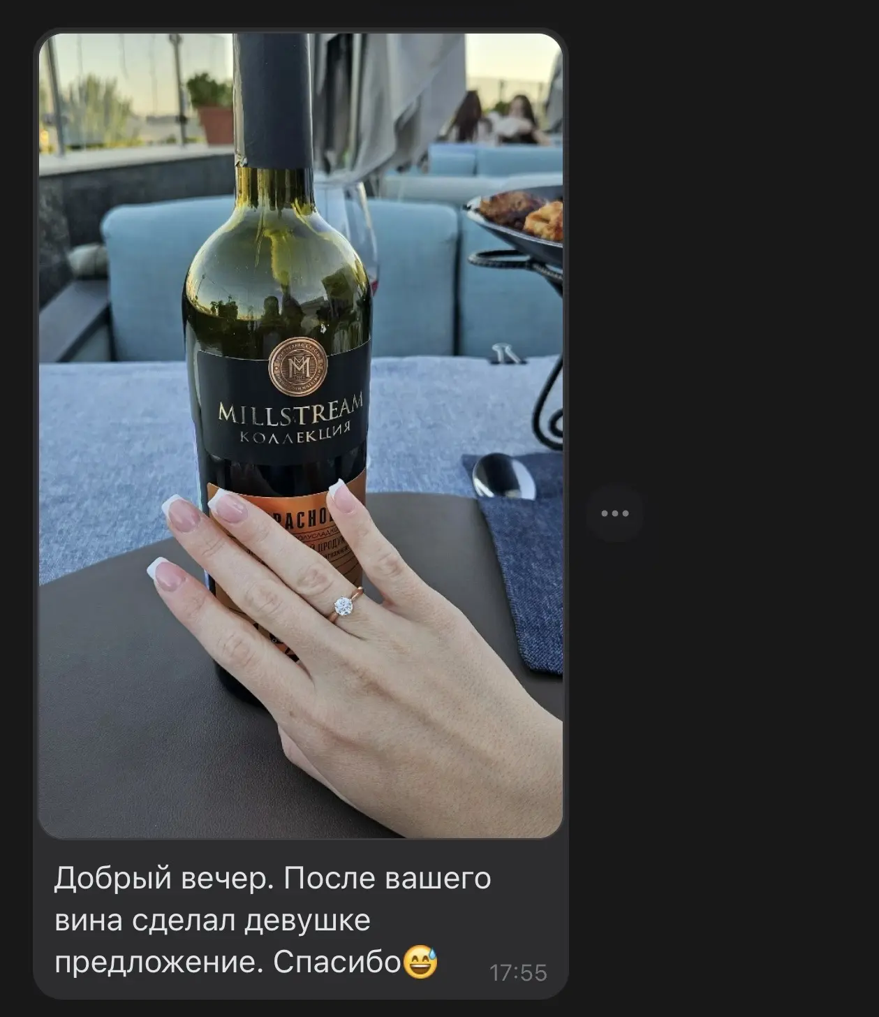Изображение из сообщения канала