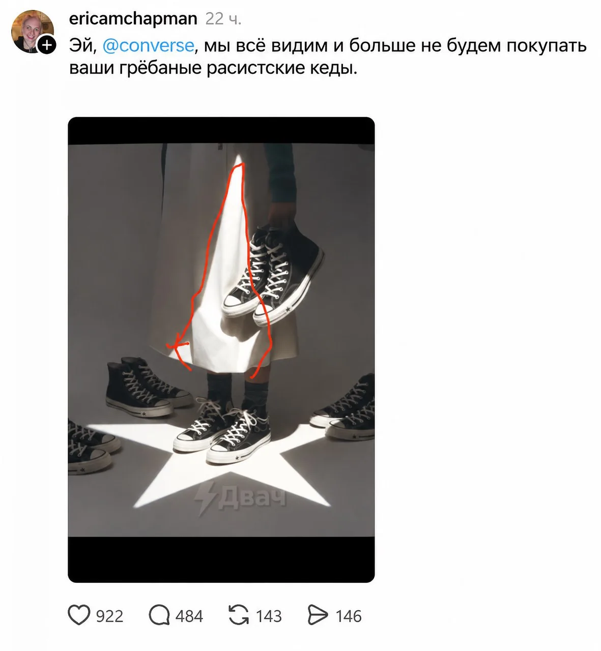 Изображение из сообщения канала