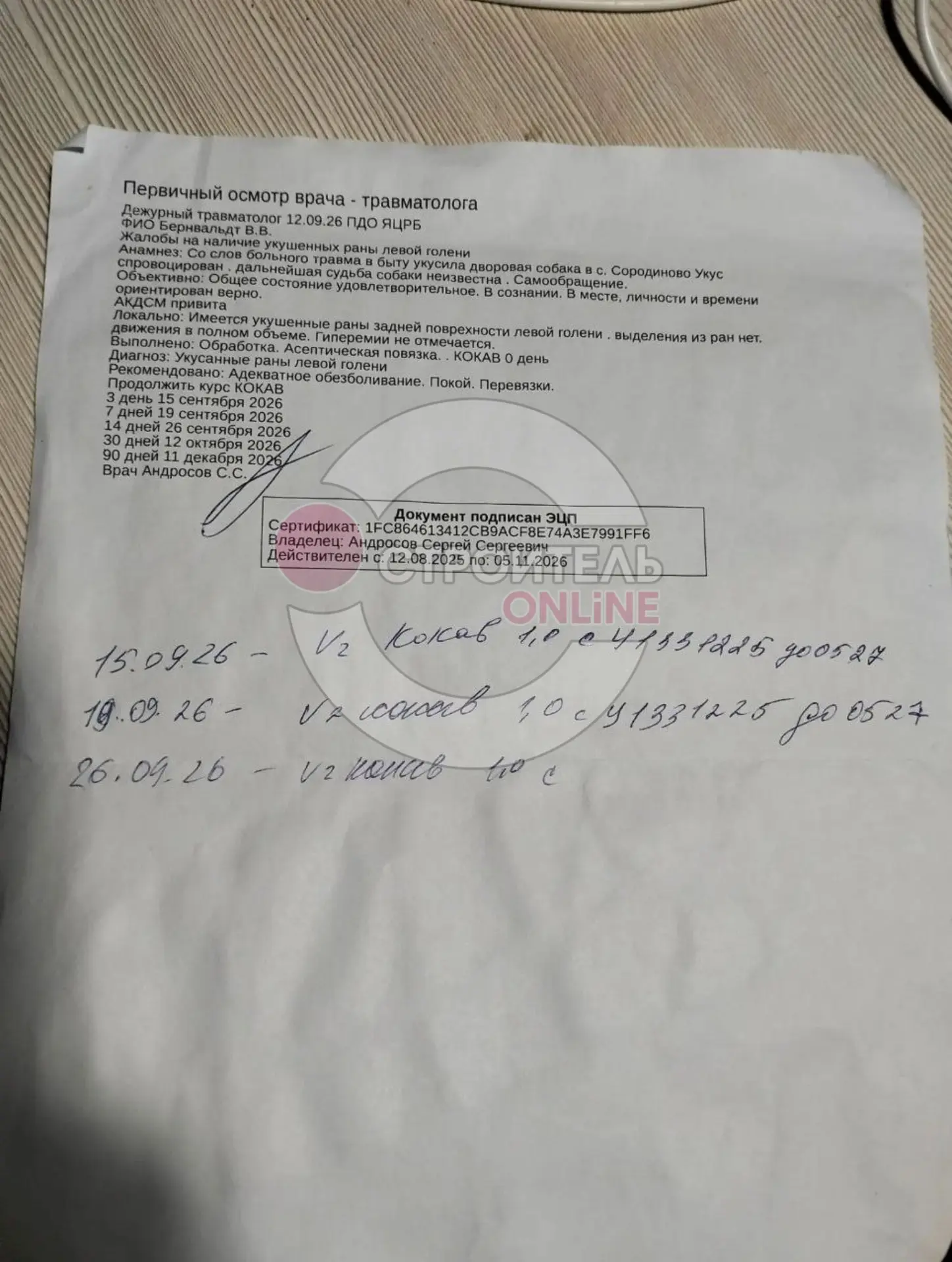 Изображение из сообщения канала