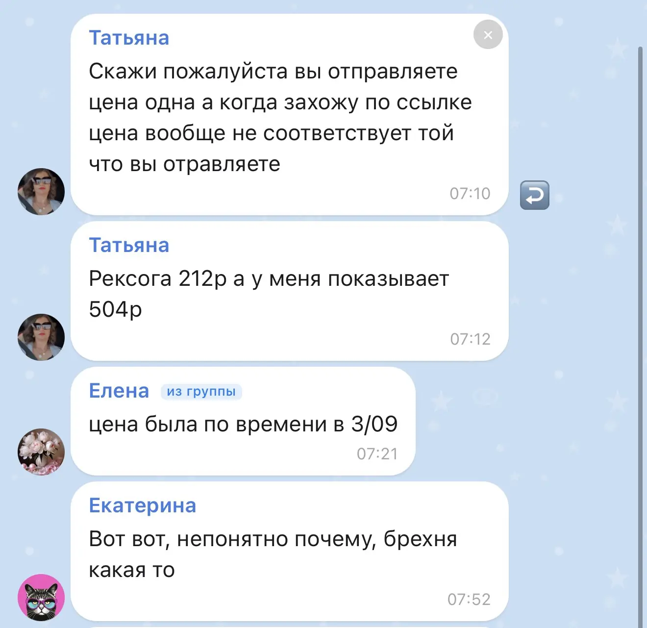 Изображение из сообщения канала