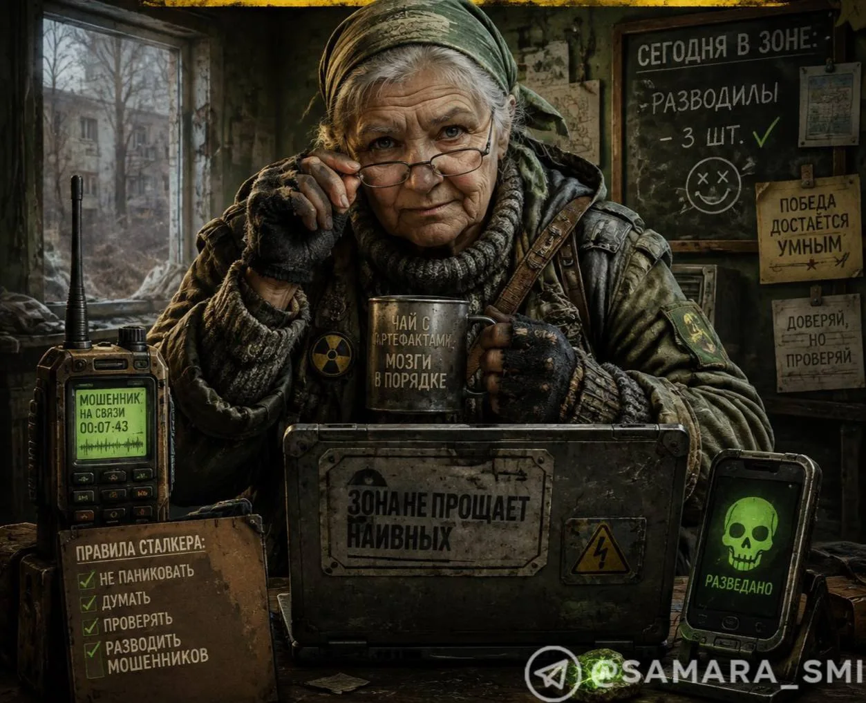 Изображение из сообщения канала