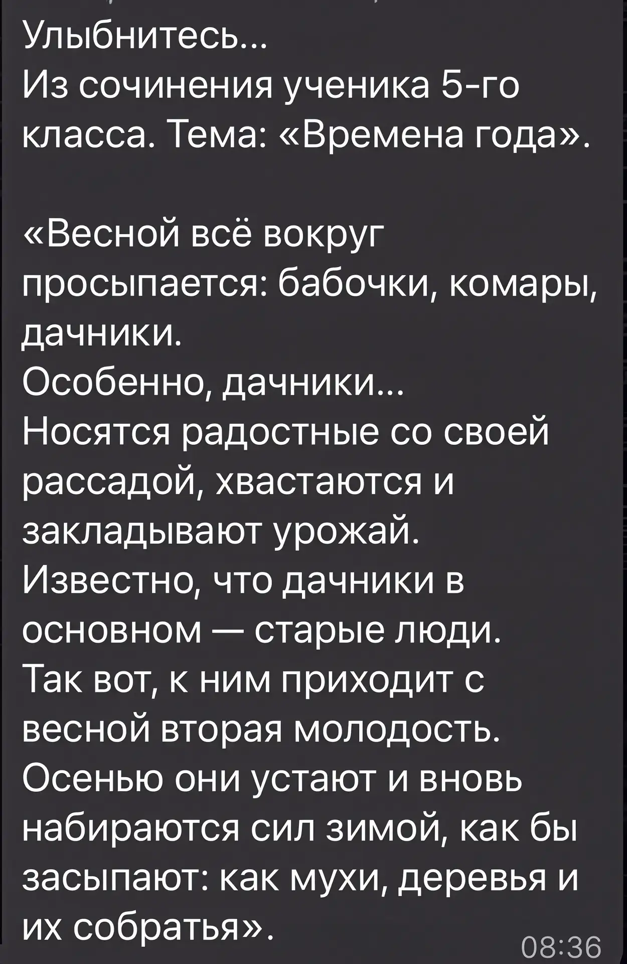 Изображение из сообщения канала
