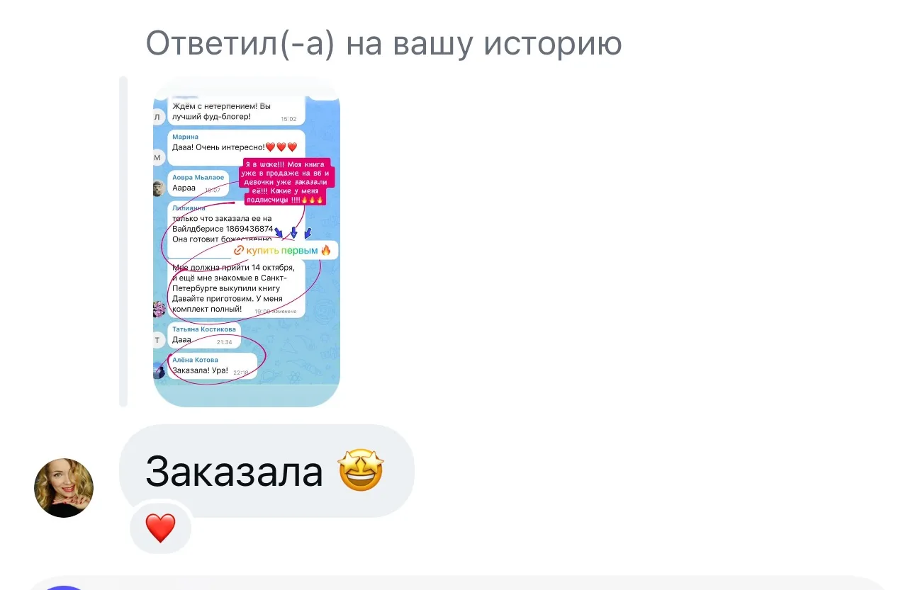 Изображение из сообщения канала