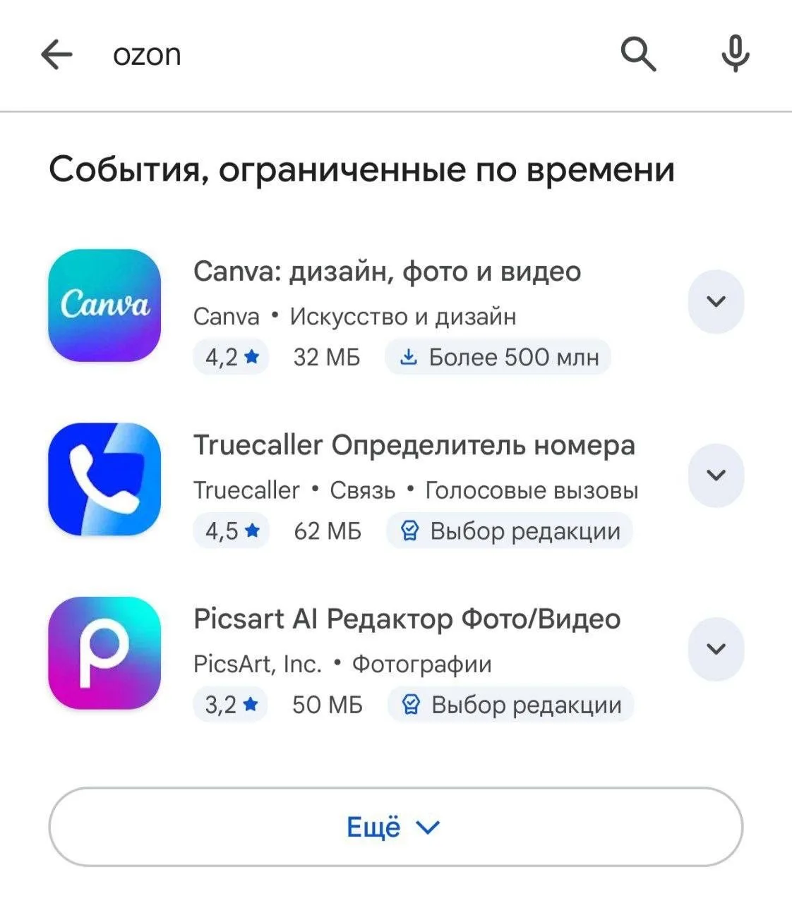 Изображение из сообщения канала