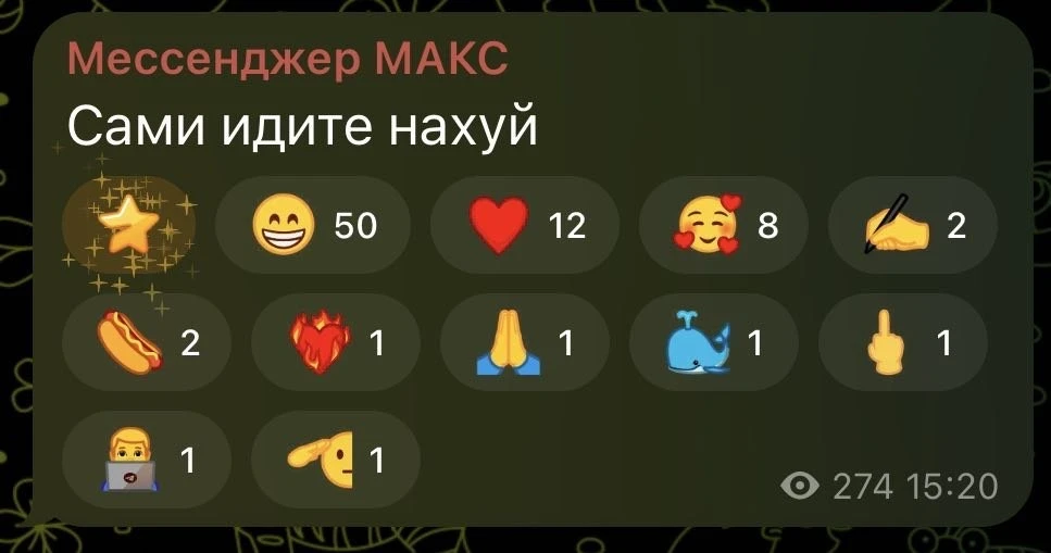 Изображение из сообщения канала