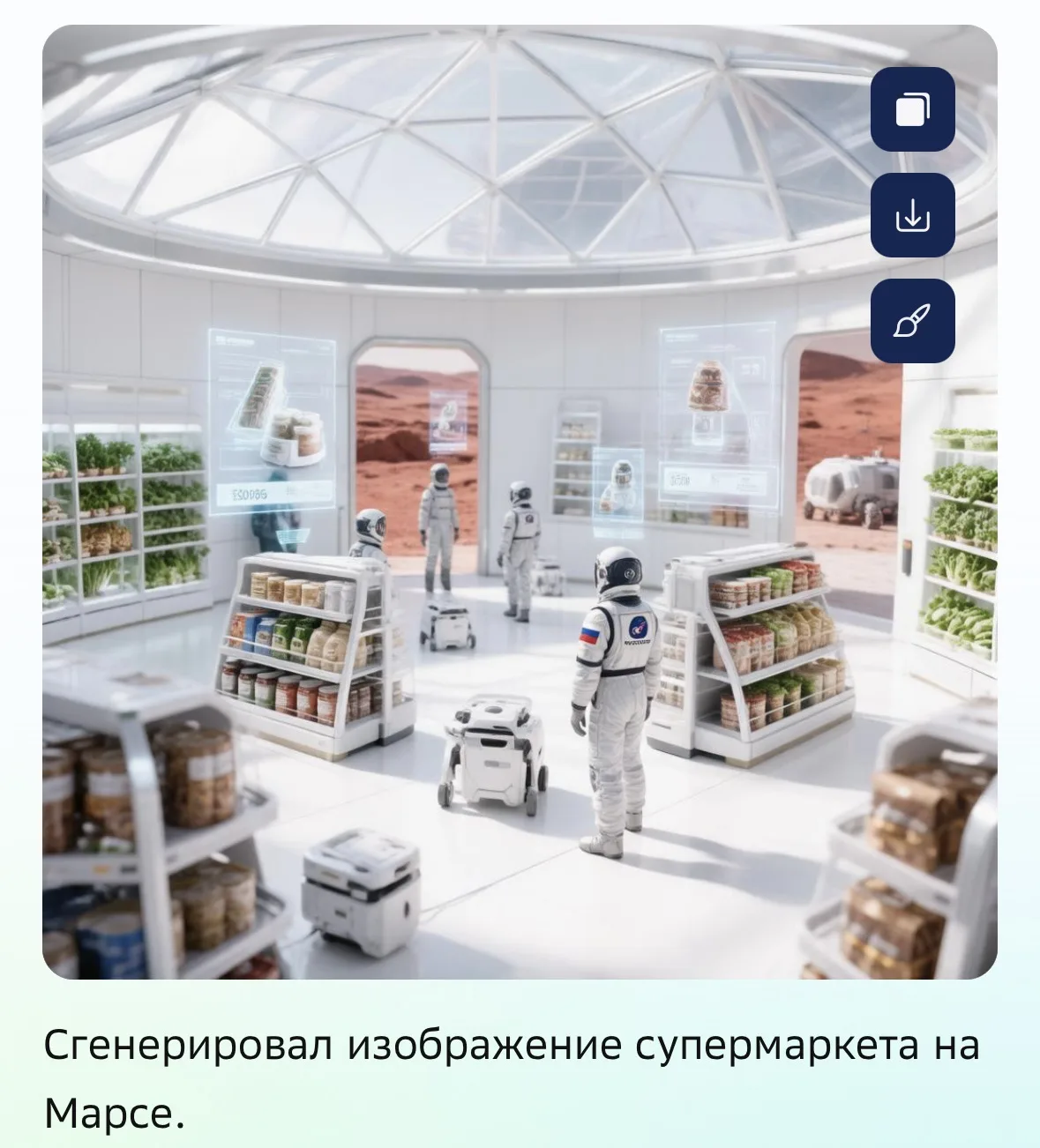 Изображение из сообщения канала