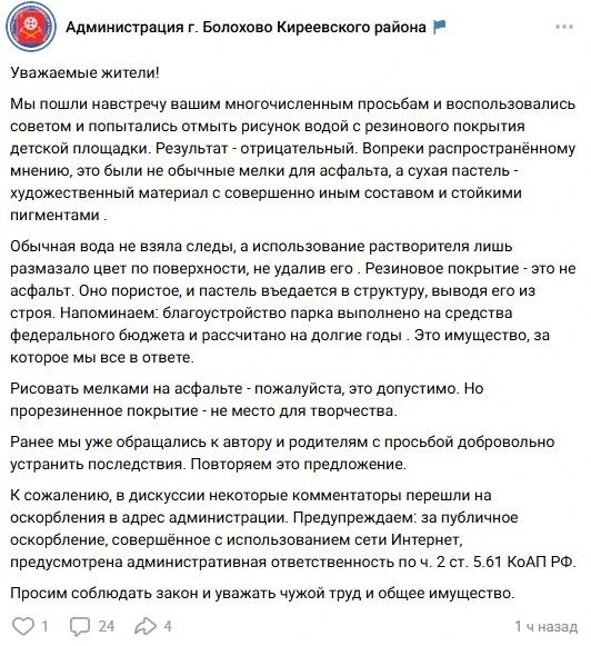 Изображение из сообщения канала