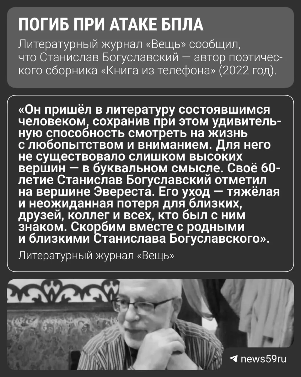 Изображение из сообщения канала