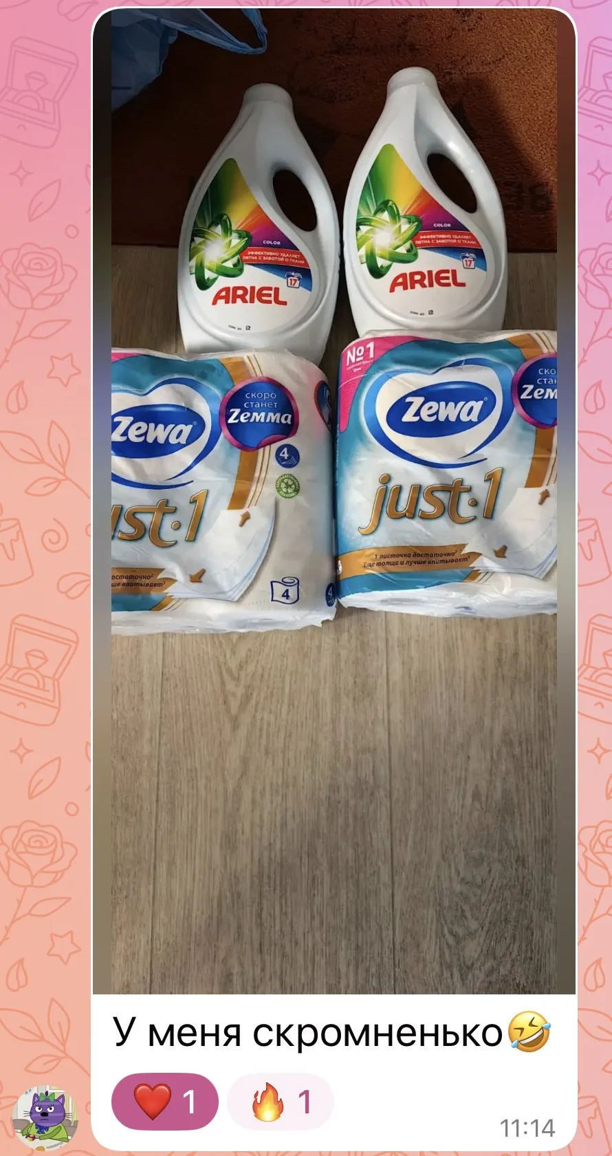 Изображение из сообщения канала