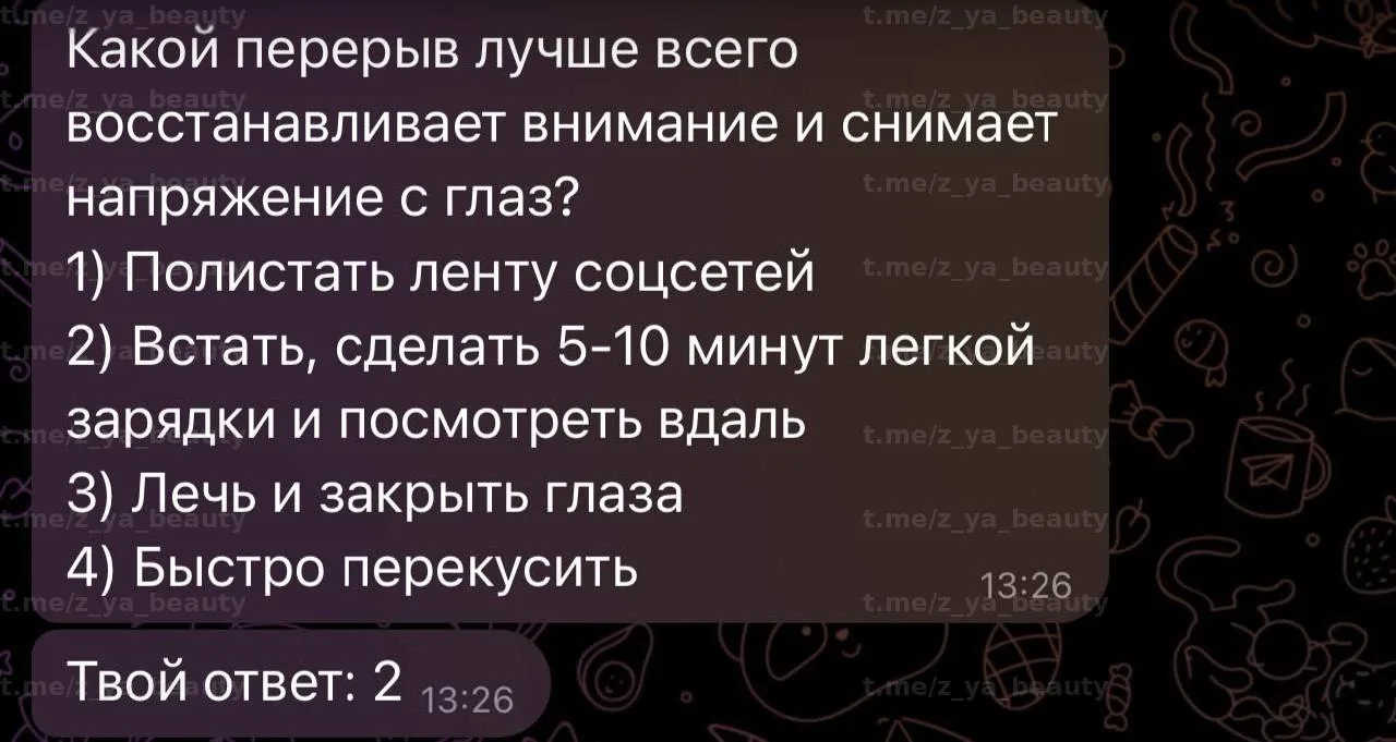 Изображение из сообщения канала